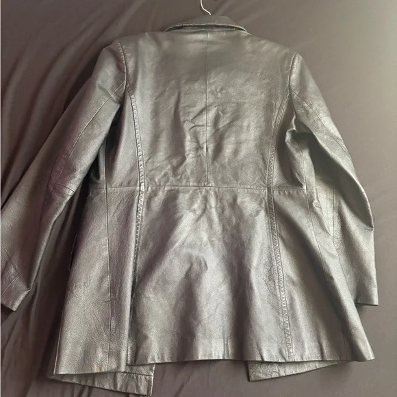 Black Leather Jacket - Picture 2 of 4